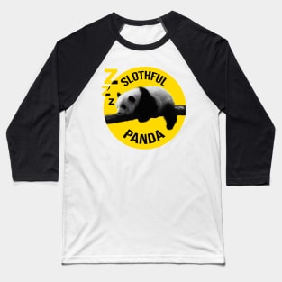 Cute Slothful Panda - lazy panda Baseball T-Shirt